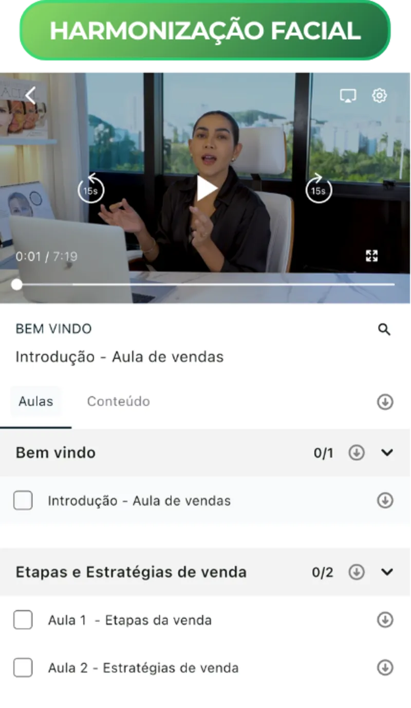 Aluna Letícia - Curso de Harmonização Facial